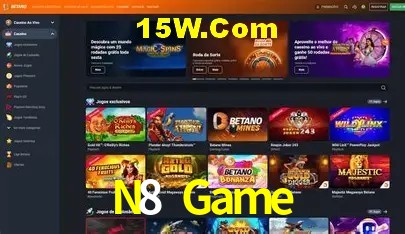 Slots com jackpots e giros grátis na N8 Game